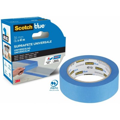 Scotch maskovací páska 36 mm x 41 m modrá – Hledejceny.cz