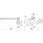 Assa Abloy DC140 New s ramínkem černá – Sleviste.cz