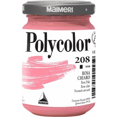 Maimeri Vynil Polycolor akrylová barva rose pale 208 140 ml – Hledejceny.cz