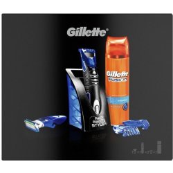 Gillette Fusion Proglide Styler strojek + gel na holení 200 ml dárková sada  - Heureka.cz