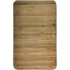 Koupelnová předložka SCANquilt WOOD bambus hnědá 50 x 80 cm