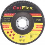 brúsny kotúč lamelový na oceľ a nerez, 125x22,2 zrno 60, ROVNÝ – Sleviste.cz