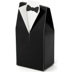 PartyDeco PartyDeco Svatební krabičky na dárky - Ženich 10 ks – Zboží Dáma