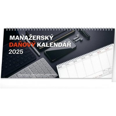 NOTIQUE Stolní Manažerský daňový 33 × 14,5 cm 2025 – Zboží Dáma