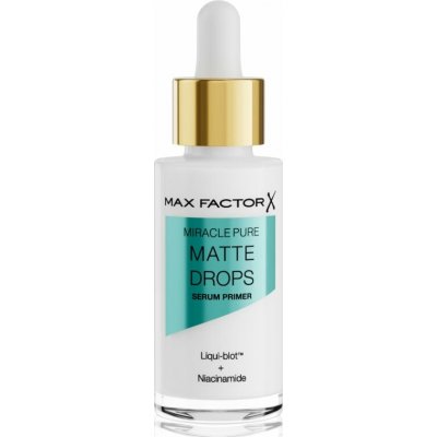 Max Factor Miracle Pure Matte Drops podkladová báze pro vyhlazení a zmatnění pleti 30 ml – Hledejceny.cz
