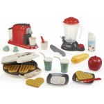 Écoiffier vaflovač 100% Chef s mixérem kávovarem a vaflemi 3+28 doplnků – Hledejceny.cz