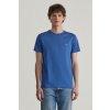 Pánské Tričko GANT SLIM SHIELD SS T-SHIRT VINTAGE BLUE