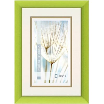 Falc Foto rám dřevěný 10x15, zelený – Zboží Živě