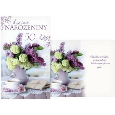 MFP přání k narozeninám 50 M11-609 T PRANI_T_2497 – Sleviste.cz