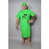 Pánské pyžamo Rozárka P321 Jsem tvůj brouk brouk pánská noční košile kr.rukáv s čepičkou zelená