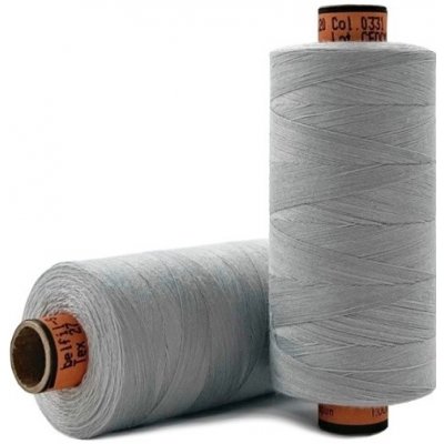 Nitě Amann BELFIL-S 120 1000 m, barva stříbrná – Zboží Mobilmania