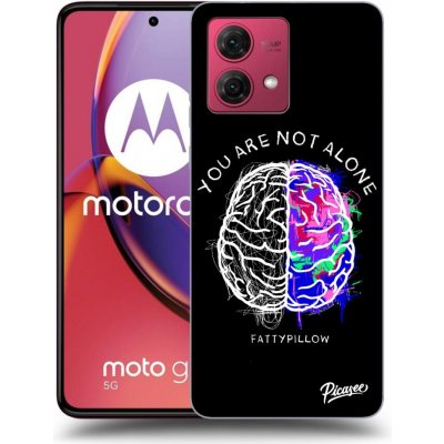 Picasee silikonové Motorola Moto G84 5G - Brain - White černé – Zboží Mobilmania