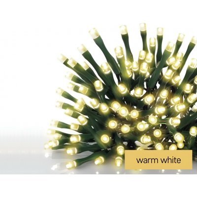 EMOS LED vánoční řetěz 18 m venkovní i vnitřní teplá bílá časovač – Hledejceny.cz