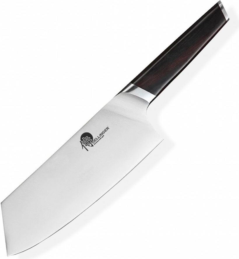 Dellinger Japonský kuchařský nůž NAKIRI CUBE EBONY WOOD 20 cm