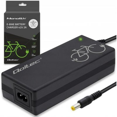 QOLTEC Nabíječka baterií pro elektrokolo 36V | 42V | 2A | 5.5*2.5 – Sleviste.cz