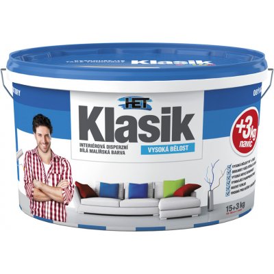 HET Klasik 15+3 kg bílá – HobbyKompas.cz