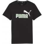 Puma ESS+ 2 Col Logo Tee B černá – Zboží Mobilmania