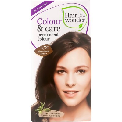 Hairwonder přírodní dlouhotrvající barva BIO čokoládově hnědá 5.35