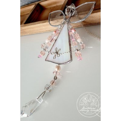 Andělská vitráž - Něžná náruč 36cm – Zboží Dáma