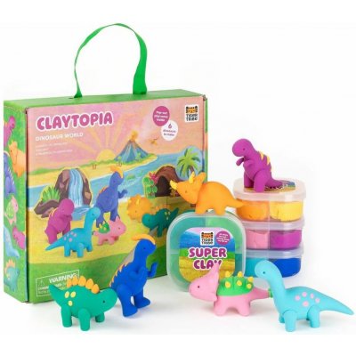 Tiger Tribe Kreativní sada Claytopia Dinosaur World – Sleviste.cz
