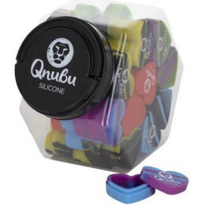 Qnubu Silicone Rosin Heart XL 18 ml, silikonové pouzdro BOX 50 KS – Zboží Mobilmania