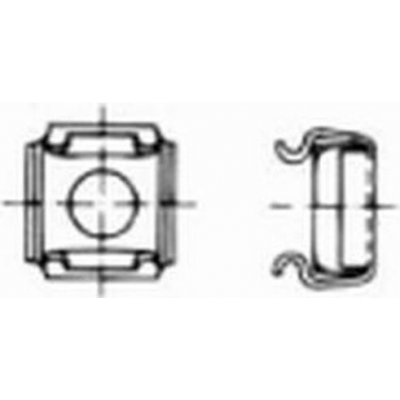 matice M6 v kleci 2.6-3.5 ZINEK pro otvor 8.3x8.3 – Hledejceny.cz