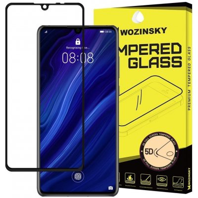 Wozinsky Super odolné tvrzené sklo 5D Full Glue na celý displej s rámem Huawei P30 černé A1-39427 – Zboží Živě