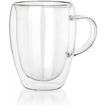 BANQUET Hrnek skleněný dvoustěnný DOBLO 04205031 A 350 ml – Sleviste.cz