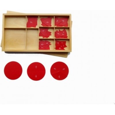 Montessori zlomky výřezy 1 1/10 – Zbozi.Blesk.cz