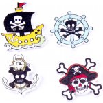 Knoflík 23 mm pirátský MIX – Zboží Mobilmania