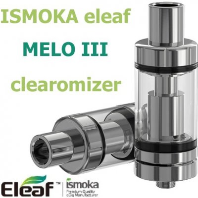 ismoka Eleaf Melo 3 Mini Clearomizér černý 2ml – Zboží Mobilmania