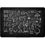 Qboard Černá bezrámová magnetická tabule na křídy - 87 x 57 cm – Zboží Živě