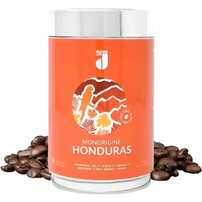 Danesi caffe Honduras Monorigine káva dóza zrnková 250 g – Hledejceny.cz