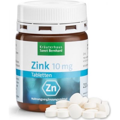 Sanct Bernhard Zinek 10 mg 210 tablet – Hledejceny.cz