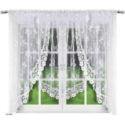 BytoTex Luxusní vyšívaná záclona Marcela 400x150 cm – Hledejceny.cz