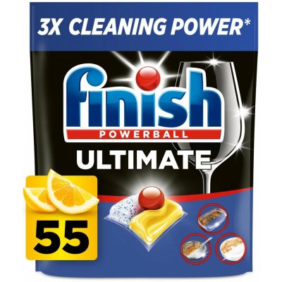 Finish Ultimate All in1 Kapsle do myčky nádobí Lemon 55 ks – Zboží Mobilmania