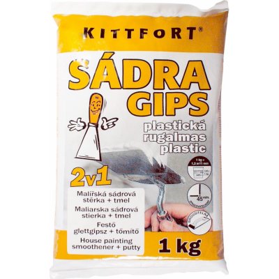 Kittfort Sádra plastická 1 kg – Sleviste.cz