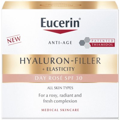 Eucerin Hyaluron-Filler+Elasticity Denní krém Rosé SPF30 50 ml – Zboží Dáma