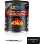 Alkyton žáruvzdorná barva 750°C, 2,5 l, Kovářská černá – Zboží Mobilmania