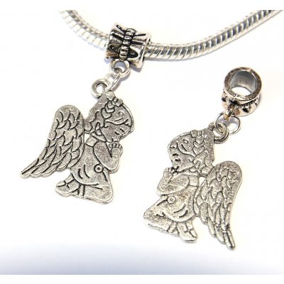 Fashion Jewerly Korálek Přívěsek modlící se Anděl Andílek Strážce Důvěra Angel 2987