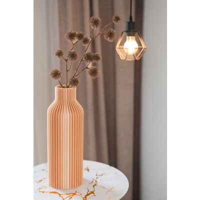 Fiedler Design VÁZA BOTTIGLIA - Jednobarevná, meruňková, velikost L – Hledejceny.cz