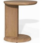 Tribu Teakový odkládací stolek C-Table Amanu, ovál 44x44x50 cm – Hledejceny.cz