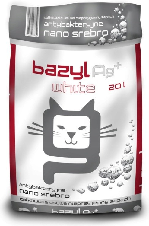 Bazyl Ag + Compact White pro kočky 20 l