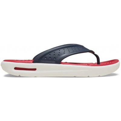 Crocs INMOTION Flip modrá červená – Sleviste.cz