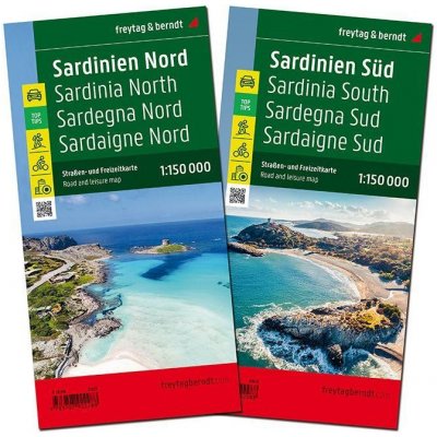 Sardinie 1:150 000 / sada dvou automap
