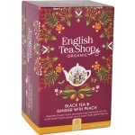 English Tea Shop čaj Černý se zázvorem a broskví Bio 20 sáčků
