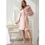 L&L dámský župan 2555 HEAVEN pudrově růžová – Zboží Dáma