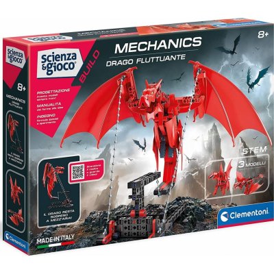 CLEMENTONI Science&Play Mechanická laboratoř 3v1 Vznášející se drak – Zboží Mobilmania