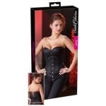 Cottelli Collection Korzet Mona černý – Zboží Dáma