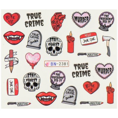 BIO nails Vodolepka BN 2381 halloween – Zboží Mobilmania